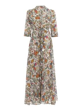 Tory Burch Printed ShirtDress Dress S Promised Land Cover Up $448